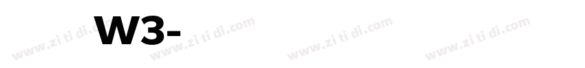 华康糸柳舞墨体 W3字体转换